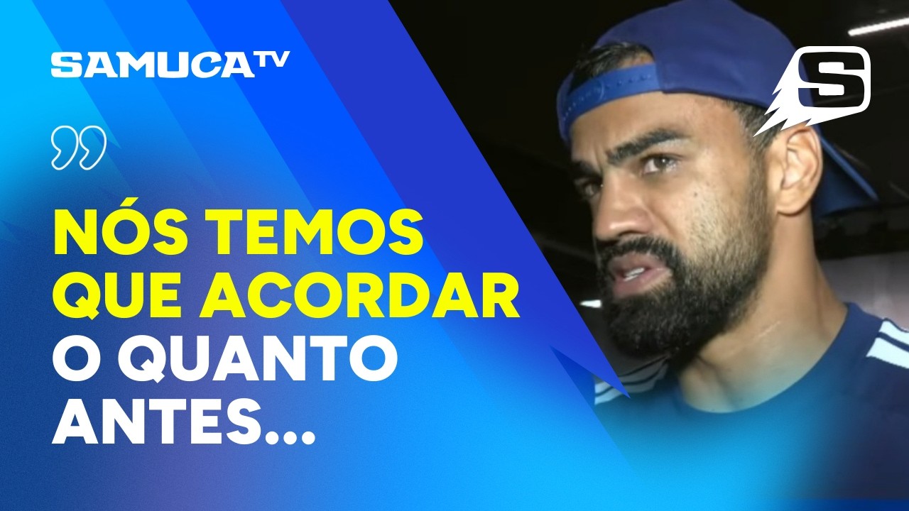 FABRÍCIO BRUNO DESABAFA E FAZ ALERTA NO CRUZEIRO APÓS DERROTA