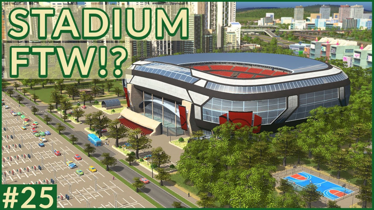Building a sports complex #25 - Unmodded - Cities Skylines
