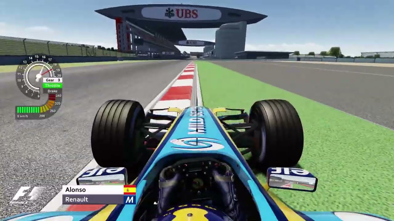Fernando Alonso's Pole Lap |  2005 Chinese Grand Prix | ASSETTO CORSA