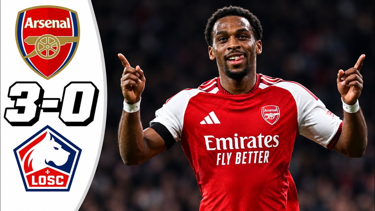 Arsenal vs Lille 3-0 Highlights | Timber, Eze & Saka Goals | UCL 2026/27