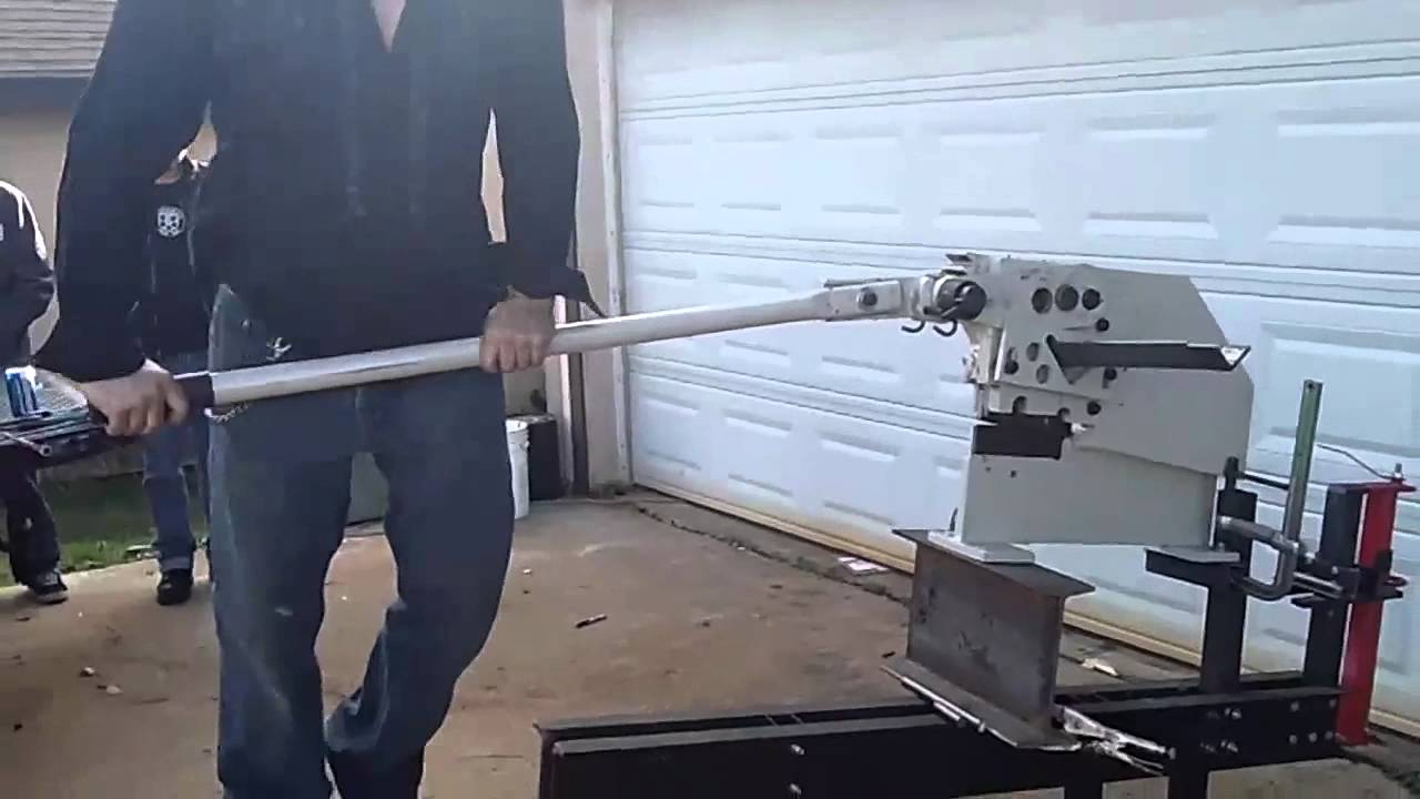 Baileigh SW-22M Manual Five Station Ironworker Shear Metal Iron