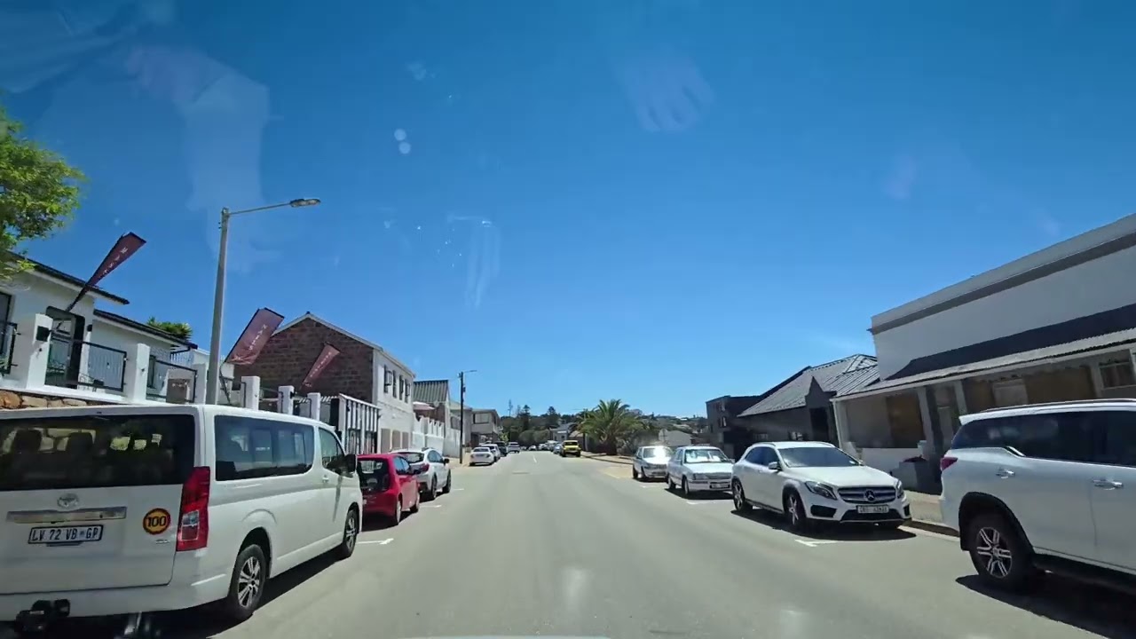 Drive through Mossel Bay, Western Cape, Garden Route, South Africa to the Lighthouse. 