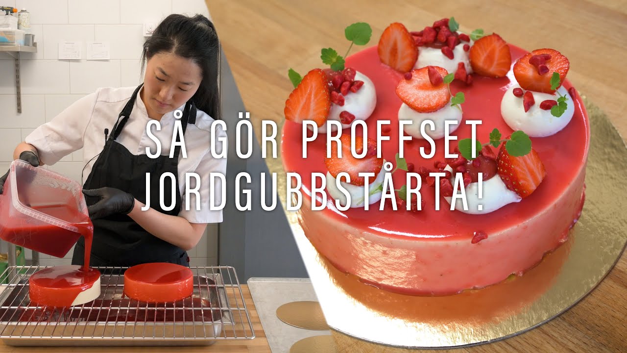 Så gör proffset jordgubbstårta!