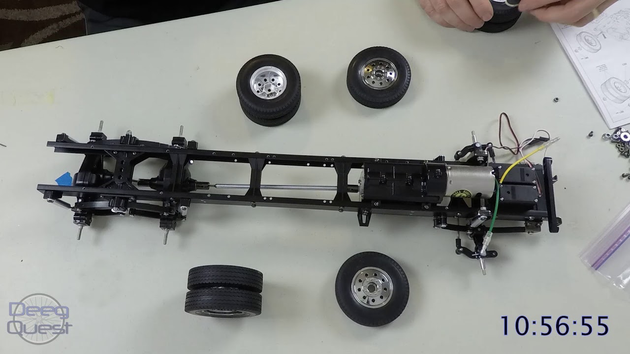 Tamiya Tractor Truck Model Timelapse Freightliner Cascadia