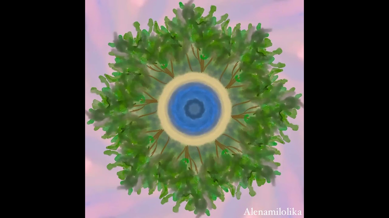 Артмедитация &laquo;Север&raquo; #artasmr #asmr #asmrvideo #залипательноевидео #artist #digitalartist #artvideo