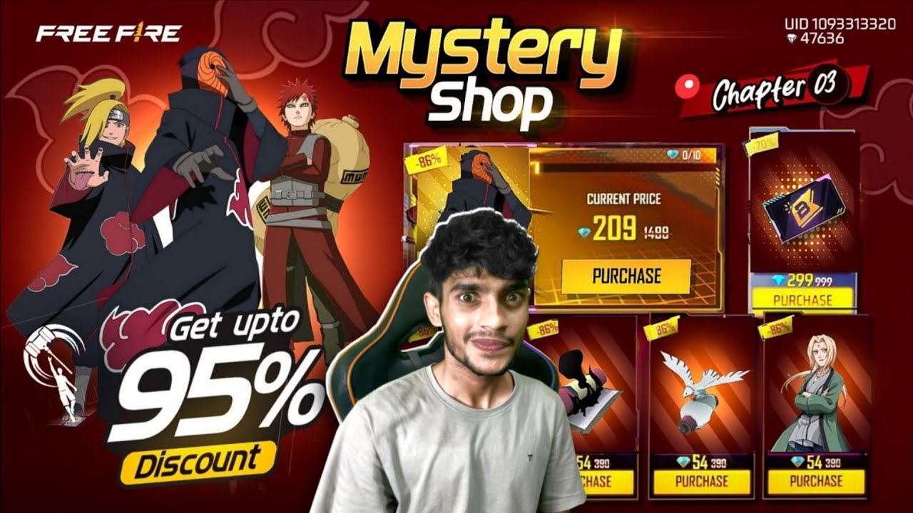 SEPTEMBER MYSTERY SHOP 🇮🇳 Free Fire MaX