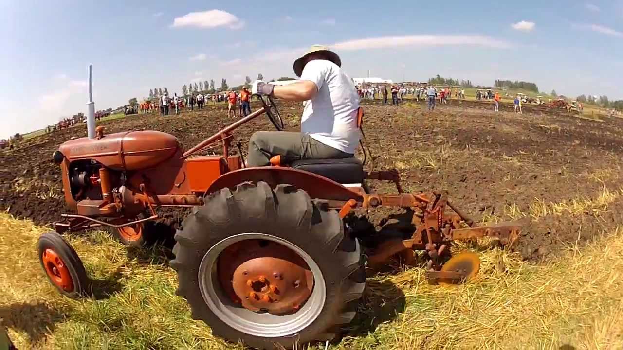 Allis Chalmers B with Snap Coupler Conversion Plowing