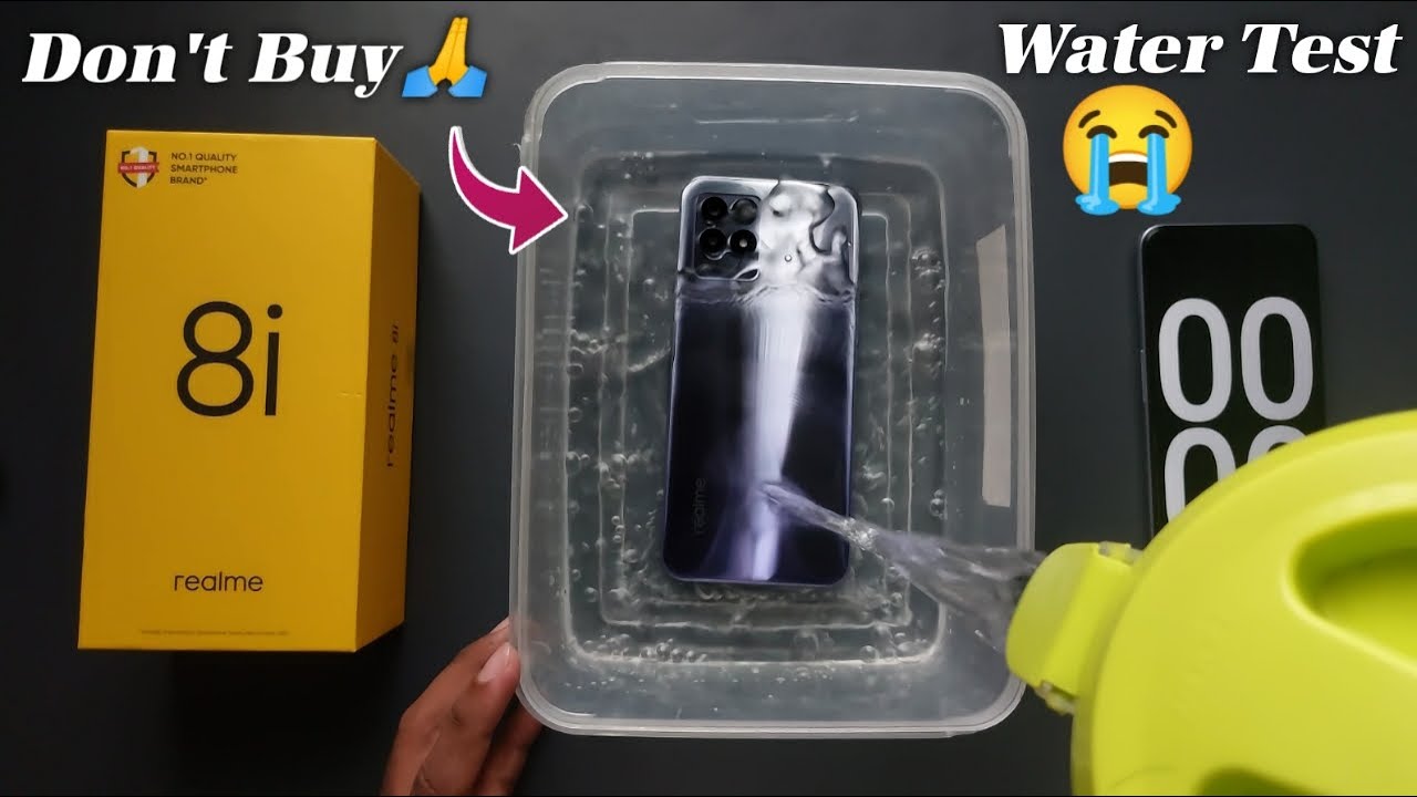 Realme 8i Water Test || Realme 8i Durability Test