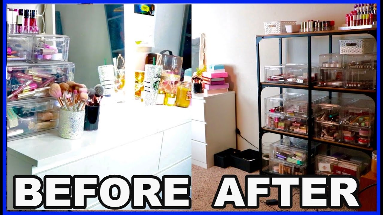 NEW BEAUTY ROOM TOUR PLUS FULL MAKEUP COLLECTION!!!