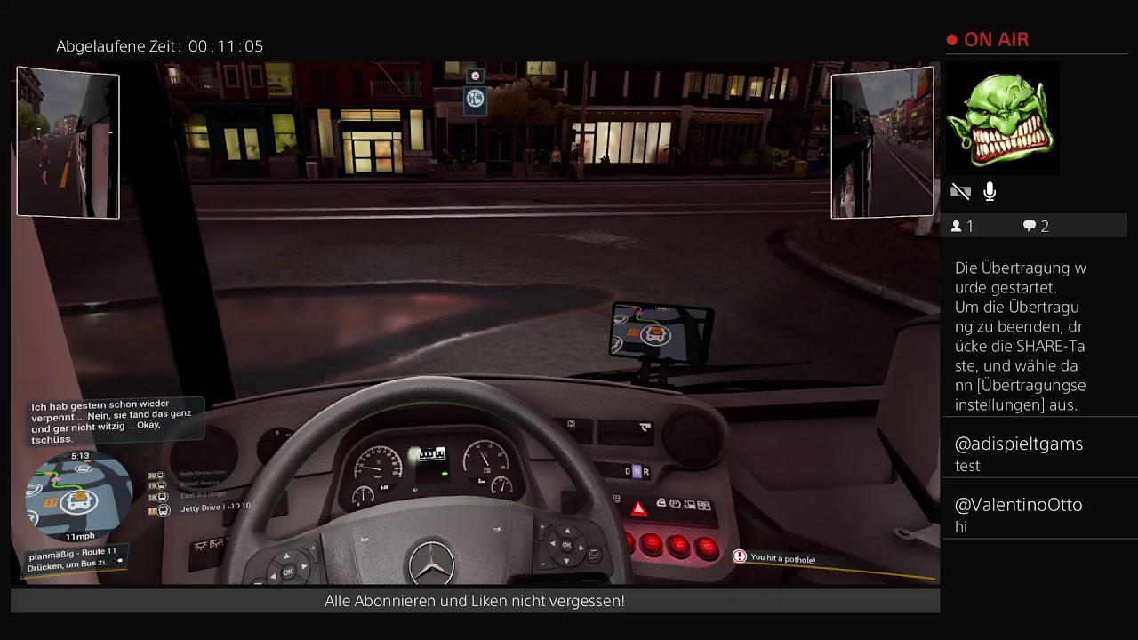 Wir spielen heute Bus Sim 21