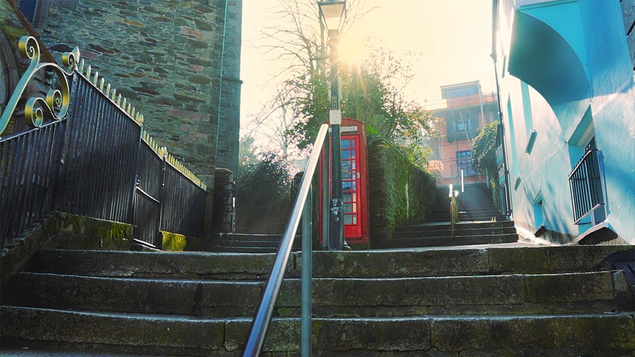 Falmouth Town Walking Tour ☀️ A BEAUTIFUL & SUNNY POV Walk in Cornwall
