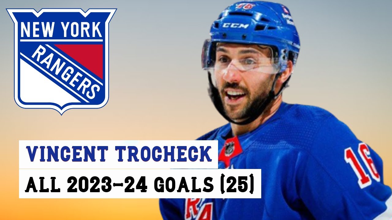 Vincent Trocheck (#16) All 25 Goals of the 2023-24 NHL Season