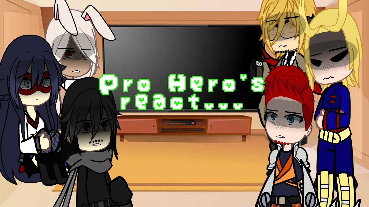 Pro Hero's react to villain Izuku / Villain Izuku AU / Not original / Short??