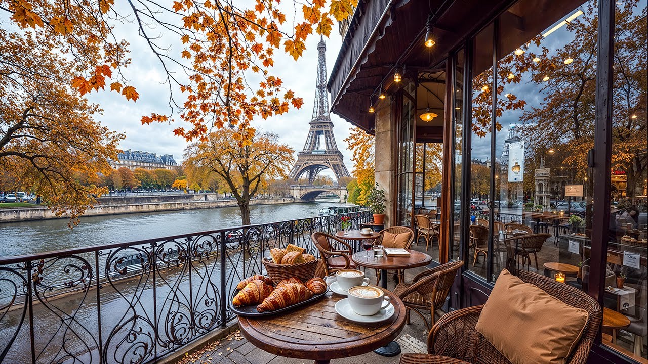 Paris Café Autumn Jazz | Relaxing Jazz Instrumental Music for Study, Focus & Tranquil Mornings