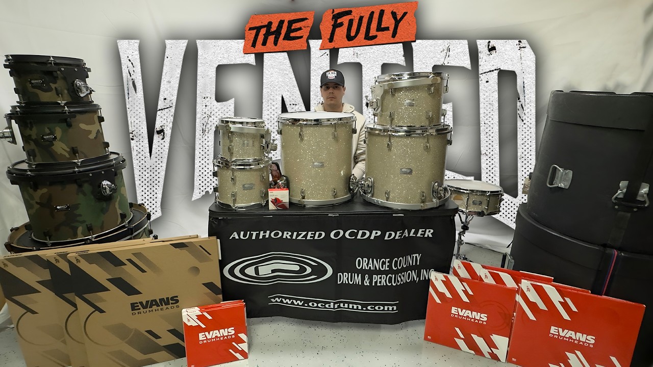 I ordered this OCDP drum kit in 2002… it's time for new drumheads