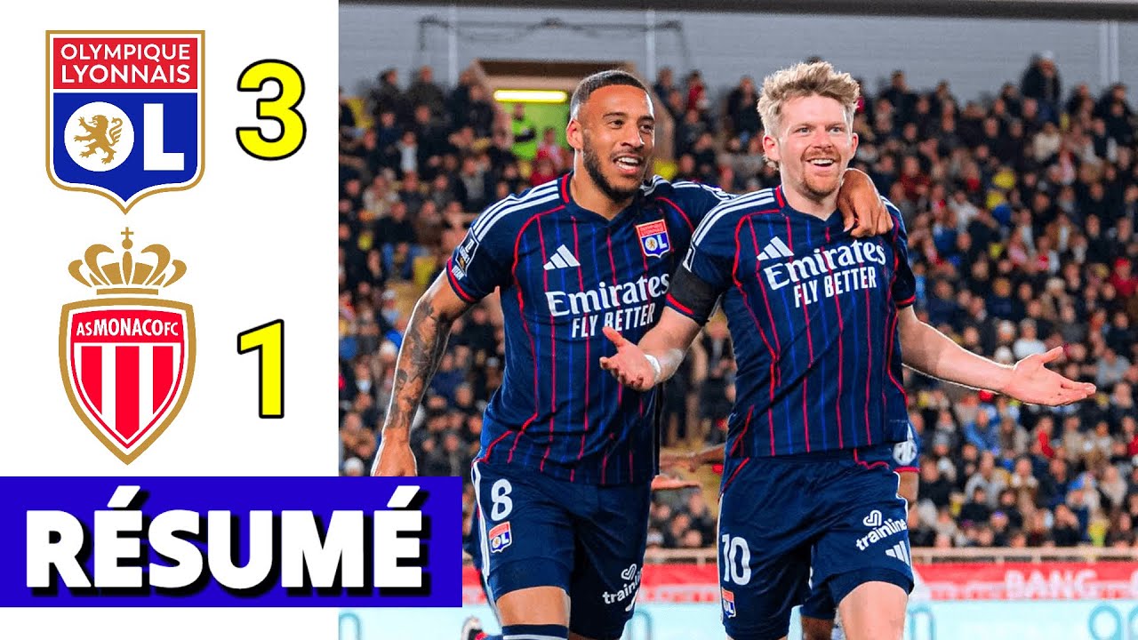 AS Monaco - Lyon 1-3 | les meilleurs moments au Stade Louis II