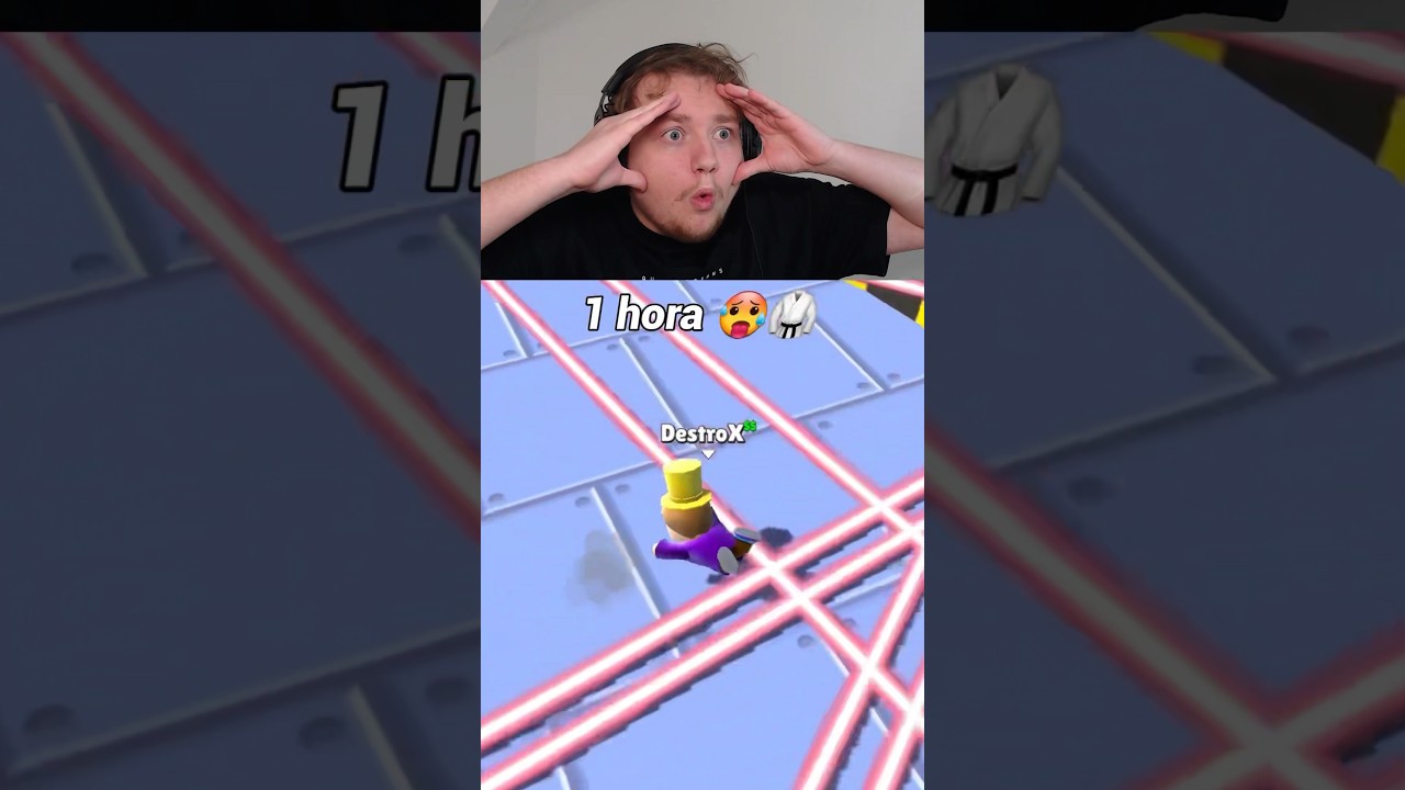😱 60S vs 1 HEURE sur LASER TRACER de STUMBLE GUYS !