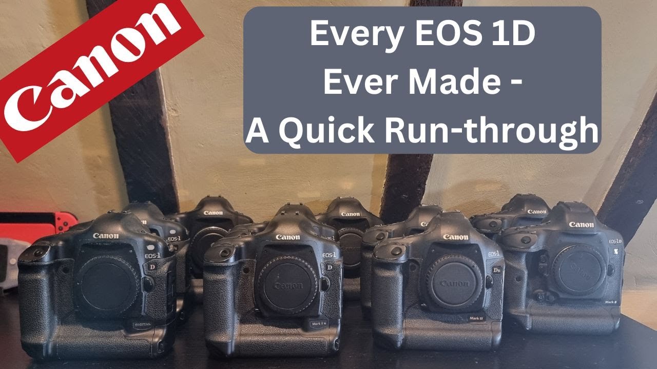 Every Canon EOS 1D Camera Ever Made - A Quick Run-through