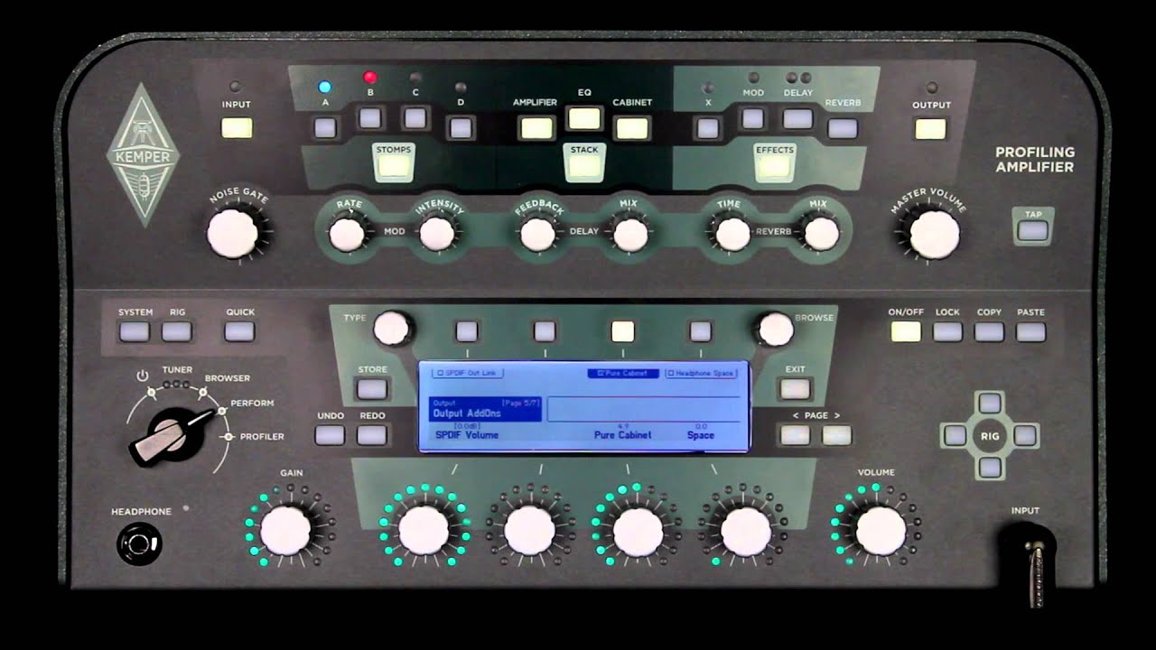 Учебные пособия по Kemper Profiler — Pure Cabinet — английский
