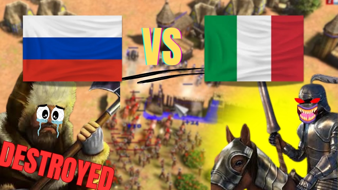 [AOE3] Strelet Rush Forsake Me! 1v1 Ranked