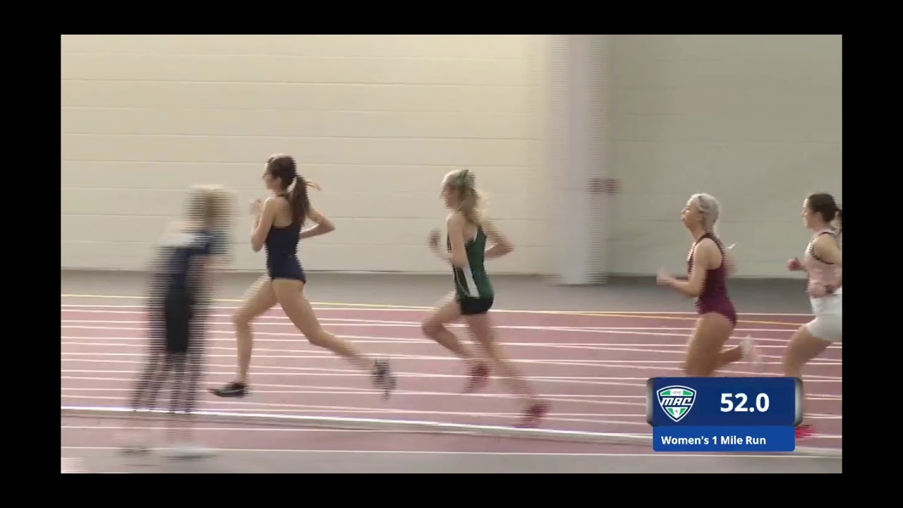 2021 MAC İndoor Athletic Championships Women's 1 mile Session 1- 1. Meltem Yaşar