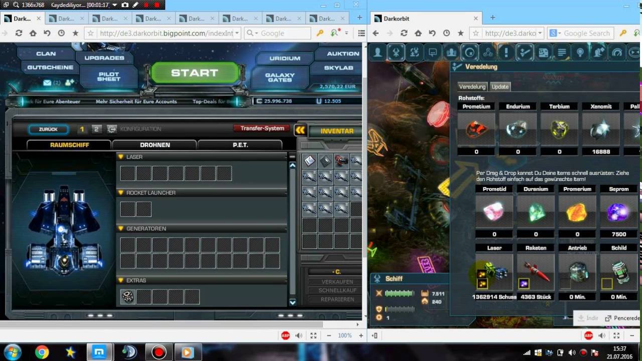 DARKORBİT SEPROM BUG (LAZER) 2018