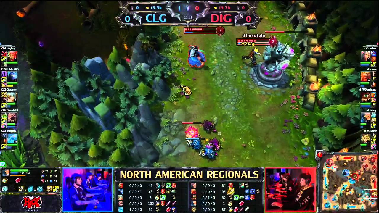 NA Regionals - CLG vs. Team Dignitas (Game 1)