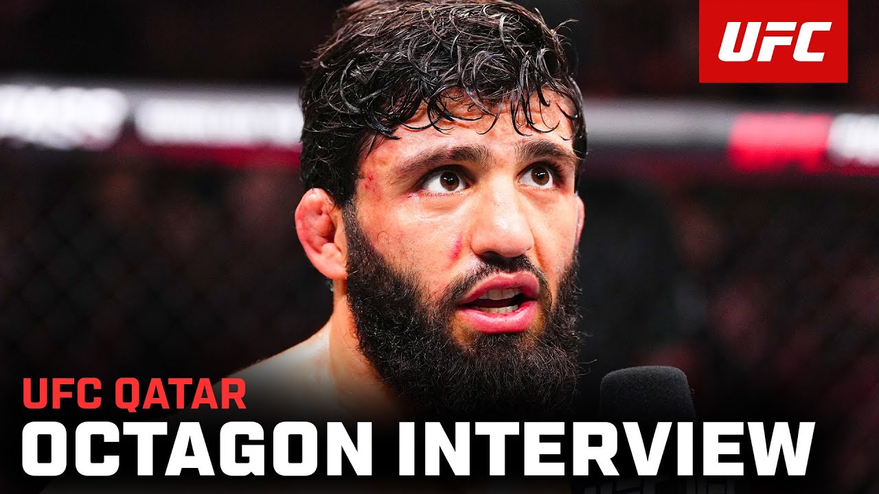 Хватит бежать, Илья Топурия! | Интервью Армана Царукяна в октагоне | UFC Qatar