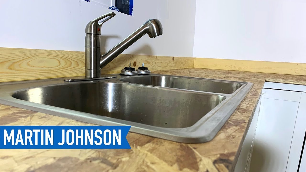 DIY Custom OSB Countertop