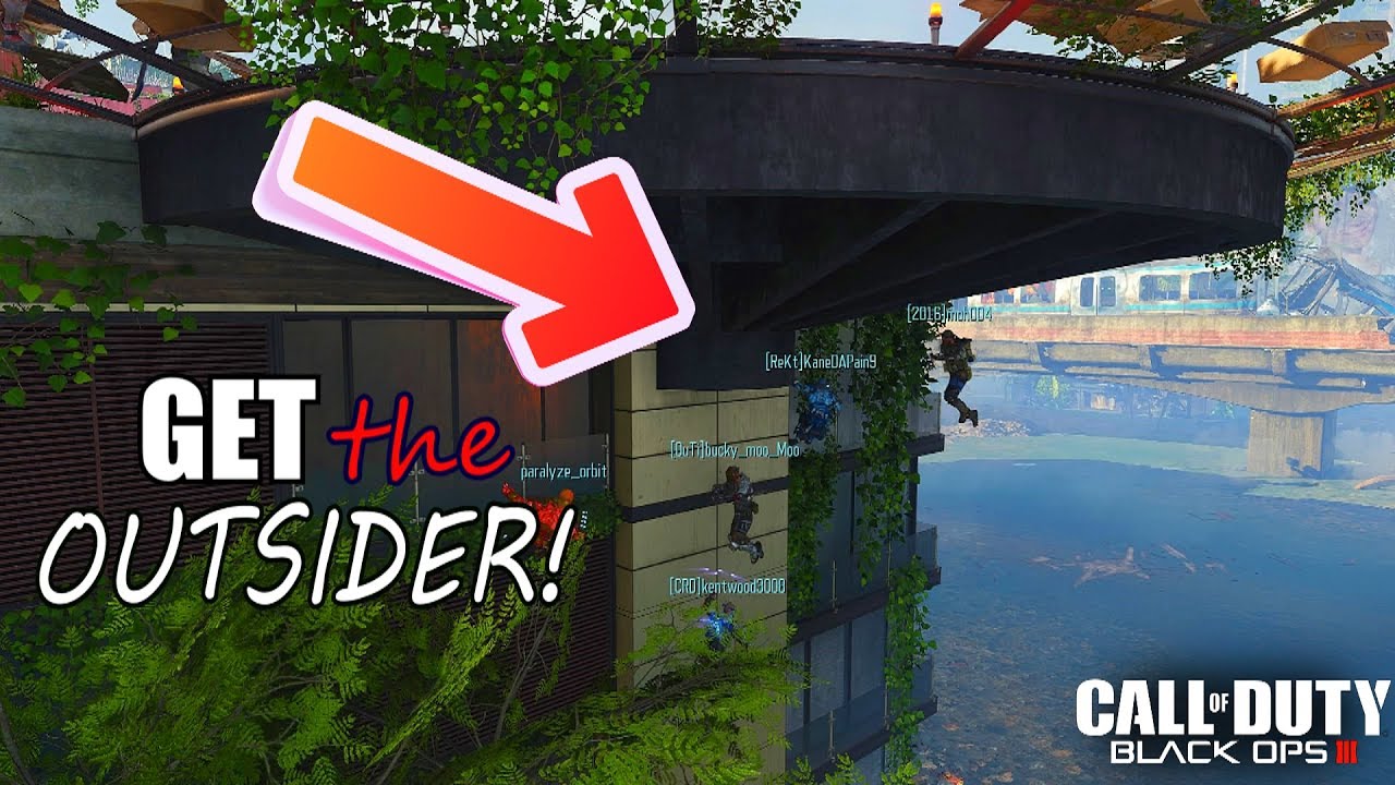 CRAZY GLITCH HIDING SPOTS IN BLACK OPS 3 HIDE 'N SEEK!! *GET THE OUTSIDER*