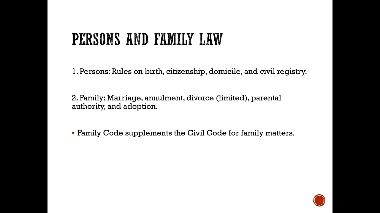 Civil Law and Property Rights