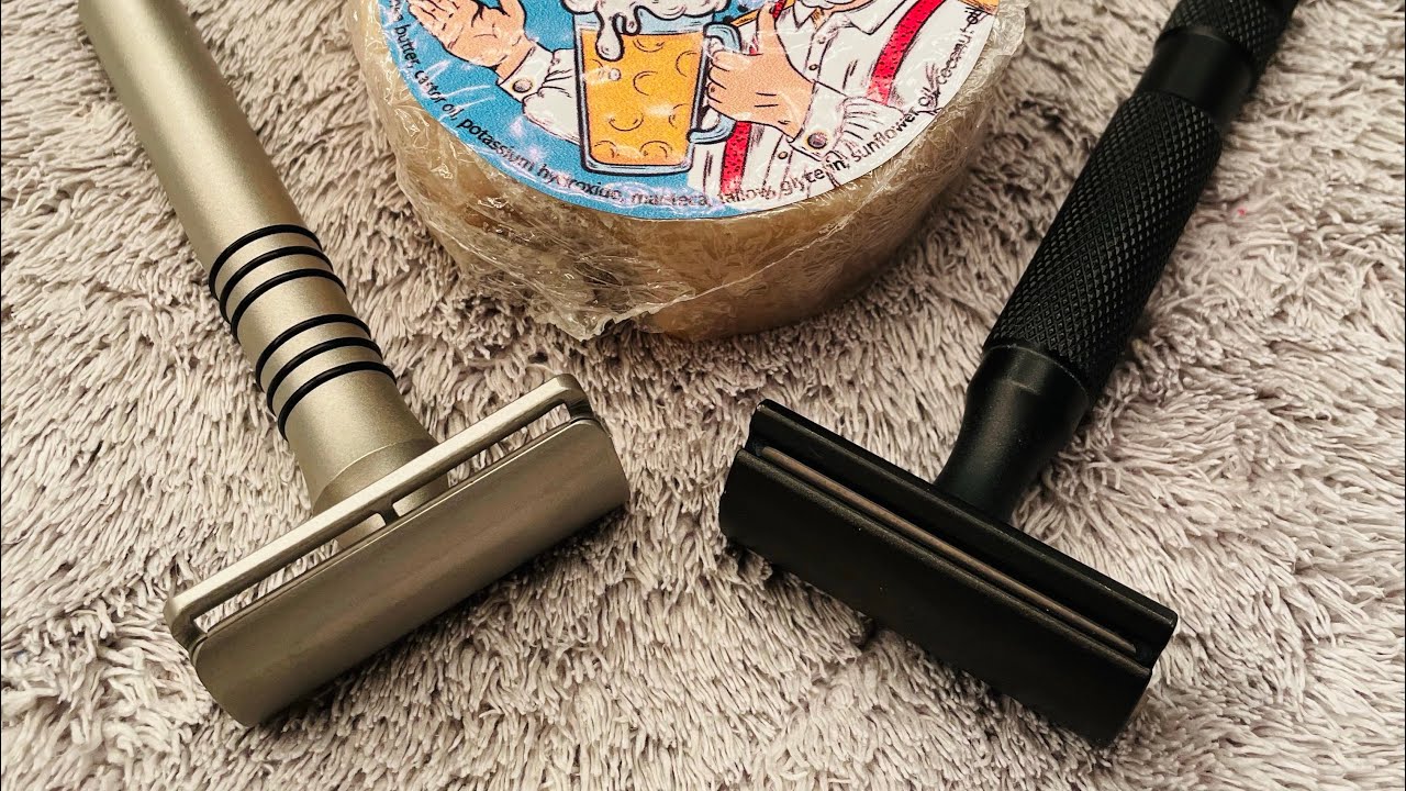 Rockwell 6S vs. Blackland Era DE razor, A&E Pedro Fiasco “Marzipan” soap, PAA Phantom Aerolite brush