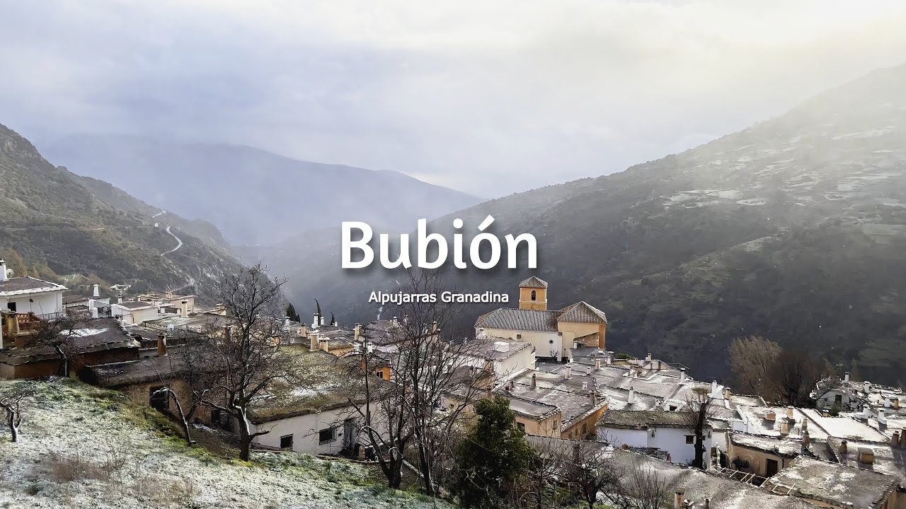 Bubión ( Las Alpujarras ) - Paseo de invierno en una tarde de nieve