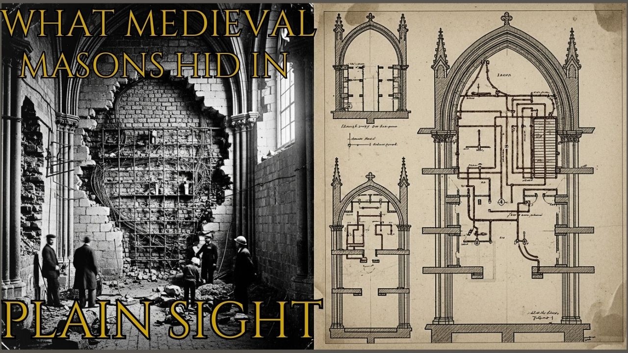 How Medieval Masons HID Copper Networks Inside Cathedral Walls — 1200s Blueprints