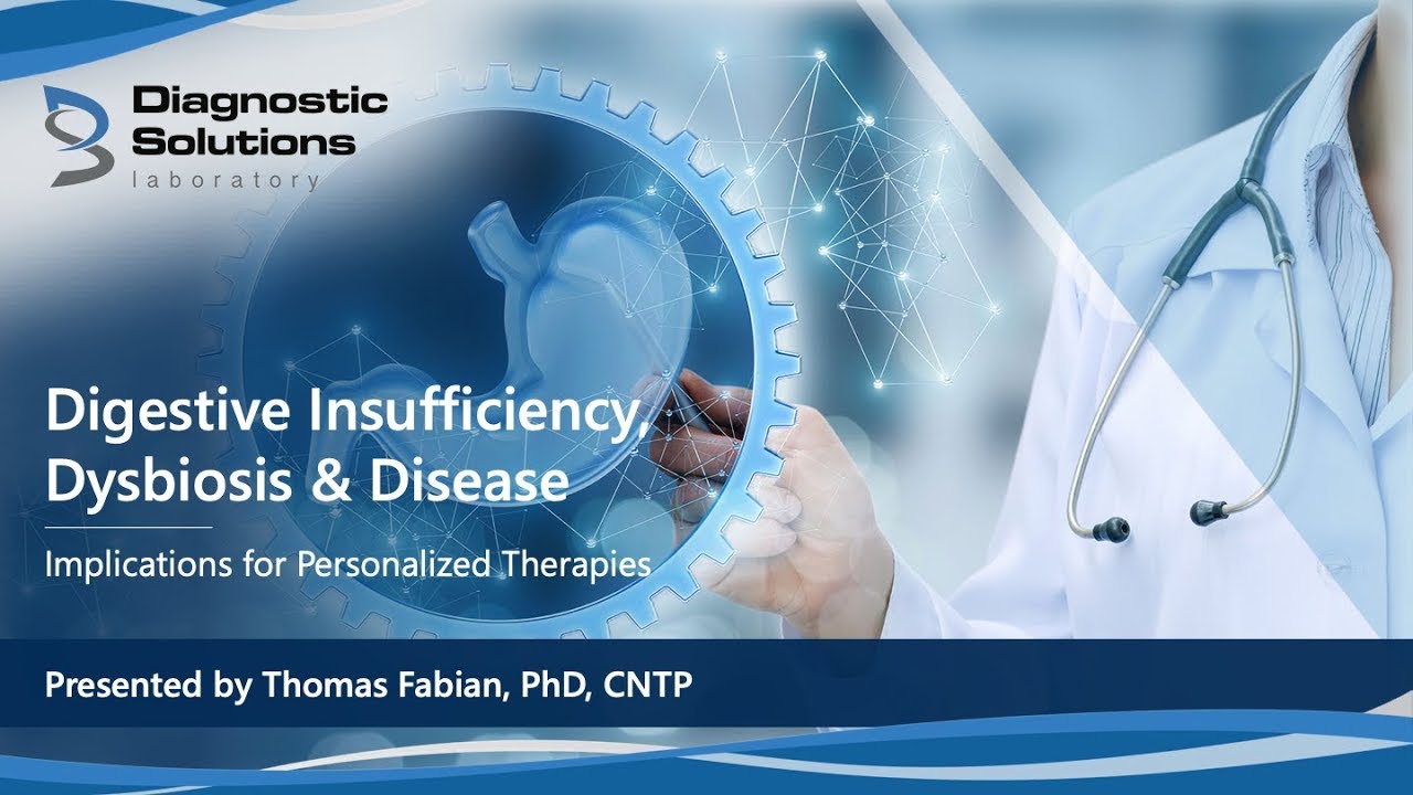 Digestive Insufficiency, Dysbiosis and Disease - Implications for Personalized Therapies