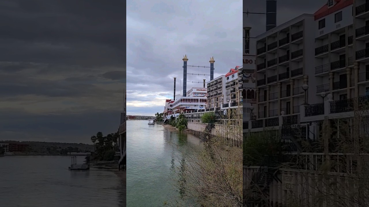 Abandoned Colorado Belle Hotel Casino in Laughlin Nevada Desert 