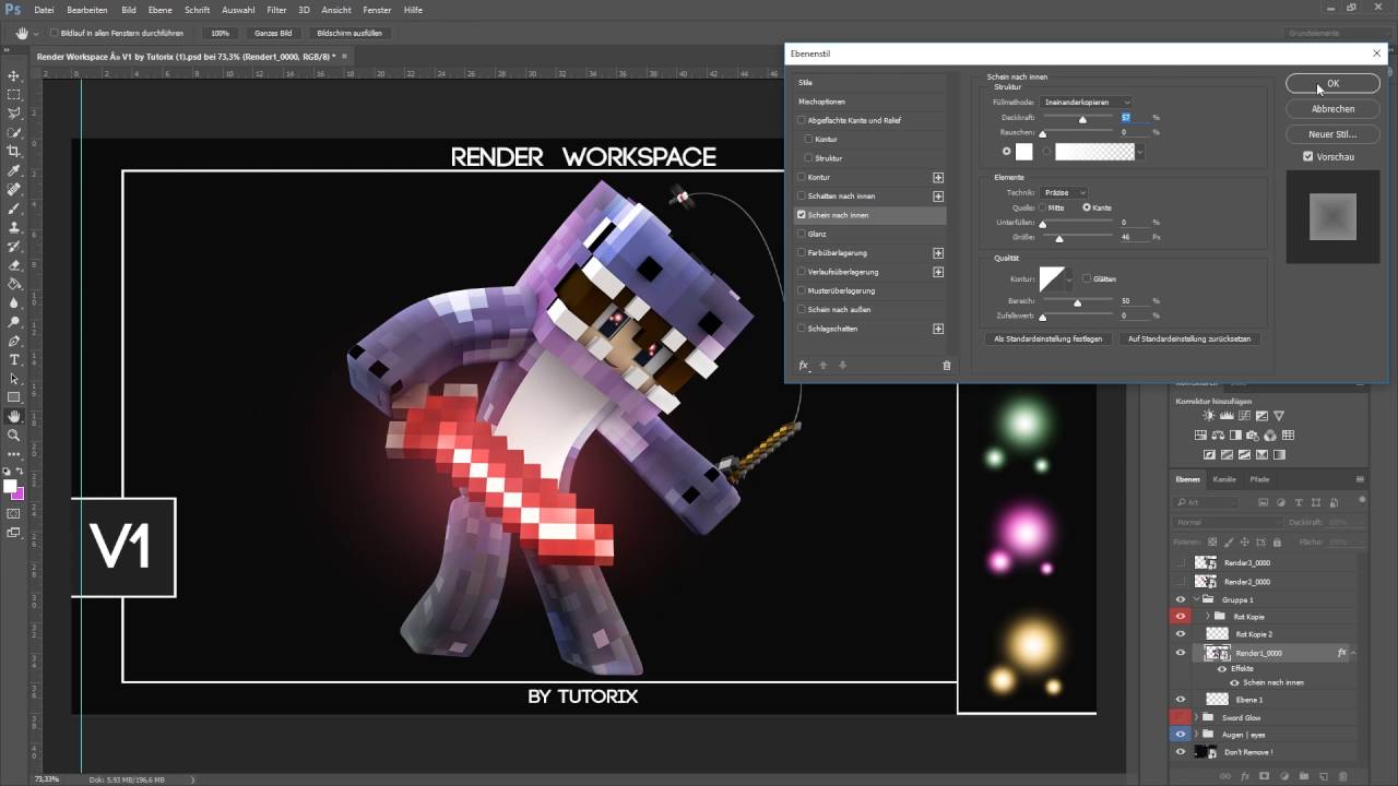 &diams; MINECRAFT THUMBNAIL SPEEDART &diams; 4xIRaph &diams; by Julentix &diams;