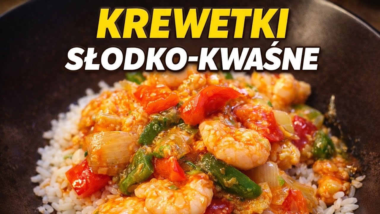 Krewetki słodko-kwaśne  Sweet & Sour l MajkelGotuje