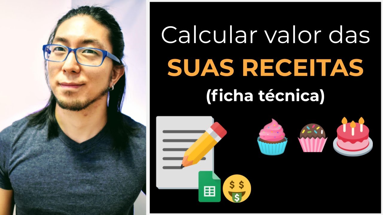 Ficha técnica de receita para calcular custo de produção