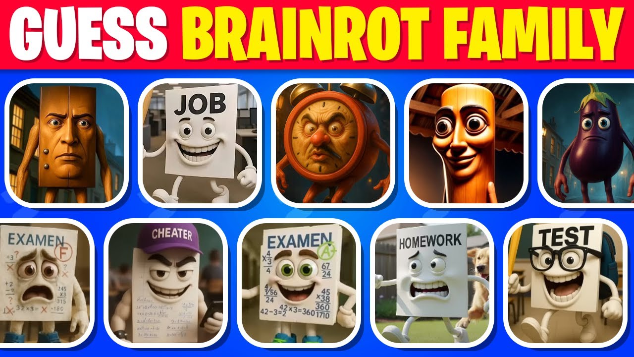 Guess All Sahur & Yes My Exames Family Brainrot Animals | Tung Tung Sahur, Yes My Exames