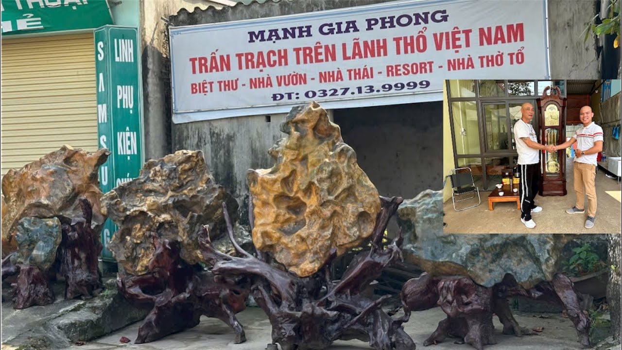 Shop Em về Hồi Ninh,Kim Sơn,Ninh Bình để lắp đặt cho Bác Mạnh Đá Quý Phong Thuỷ cây ĐH Mỹ Ridgeway