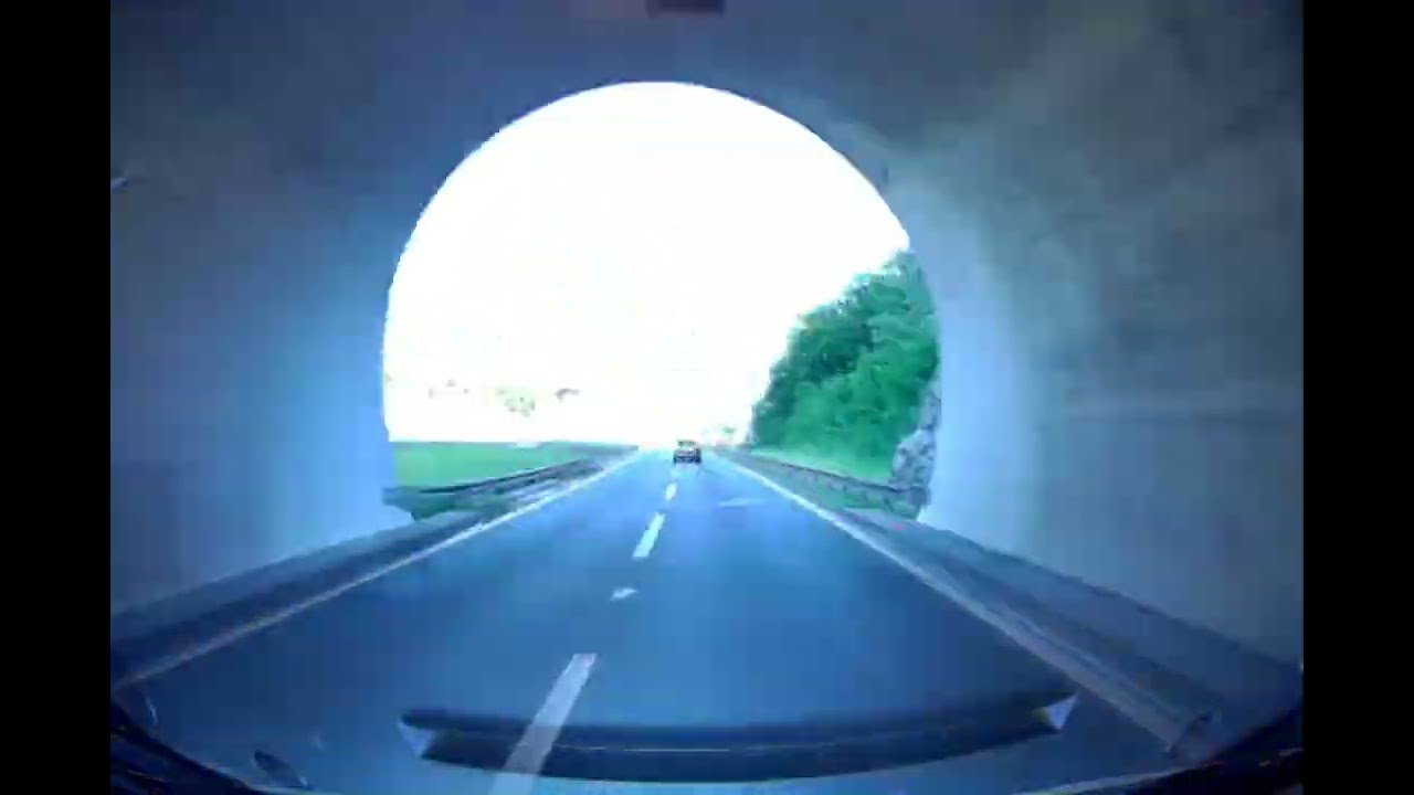 Route from Rijeka to the island of Krk via the Krk bridge /  Hrvatska Kvarnerska autocesta A7