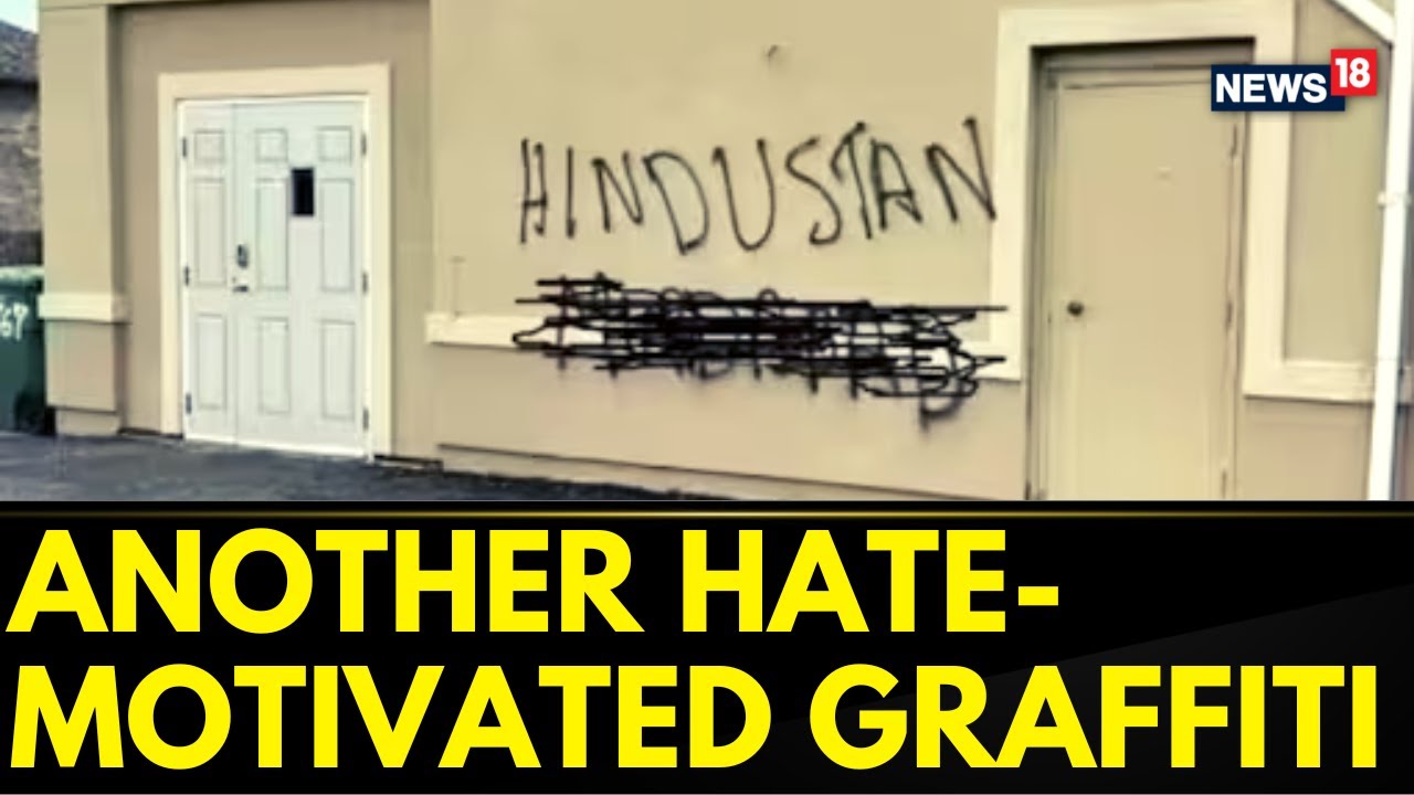 Temple Vandalised In Canada's Ontario, Anti-Hindu, Anti-India Graffiti Painted | English News