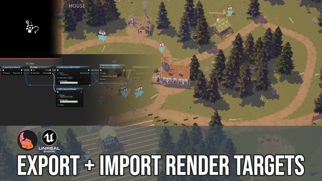 UE4 Importing and Exporting Render Targets (Save and Load) using Blueprints
