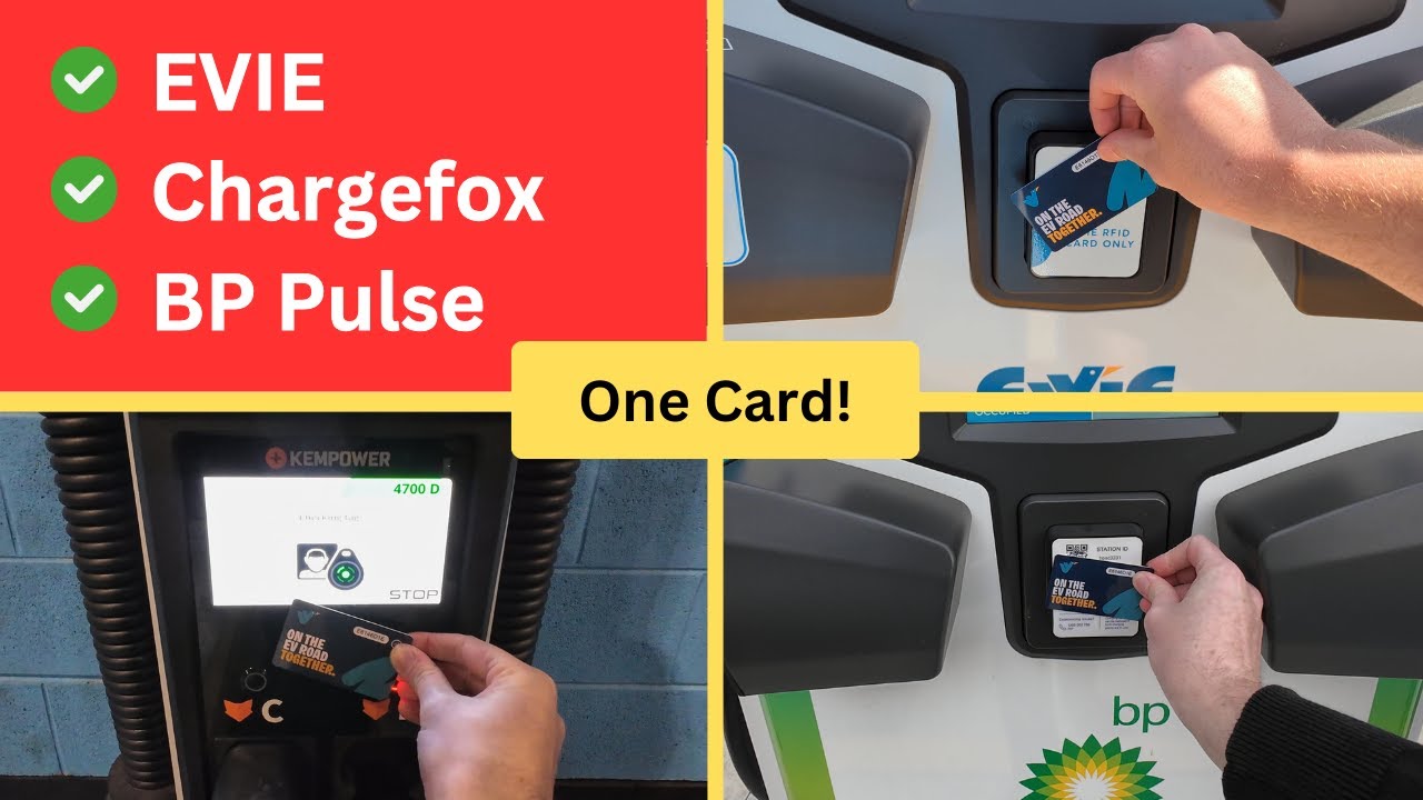 One RFID Card - Three Different Charging Networks