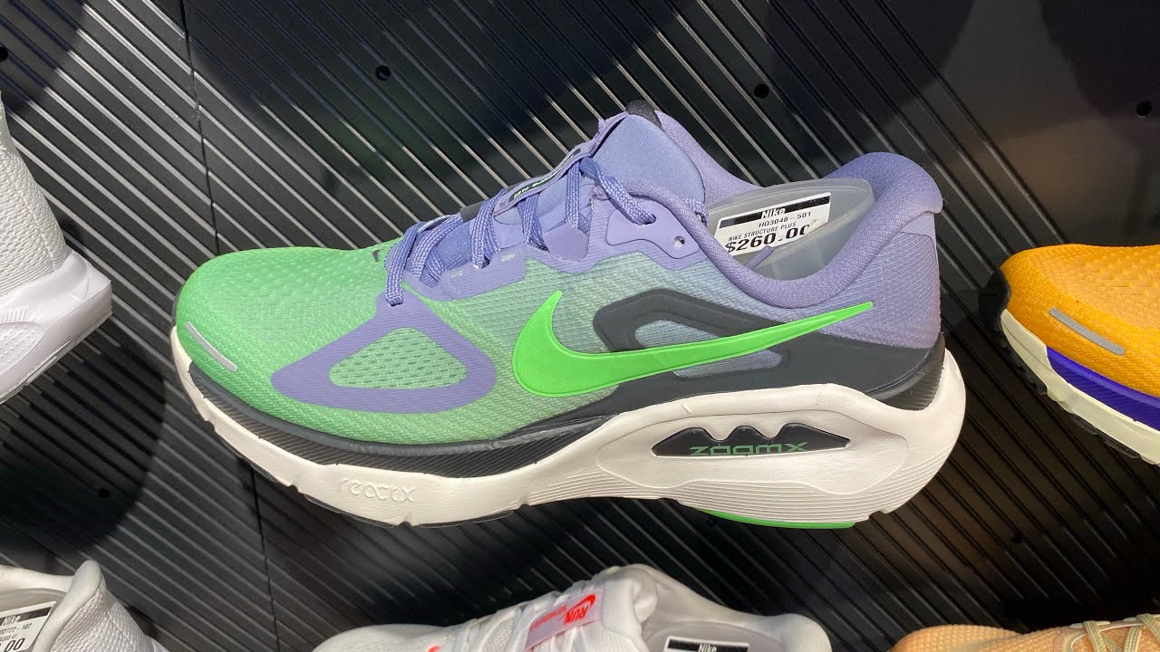 Nike Structure Plus (Iron Purple/ Off Noir/ Sail/ Voltage Green) - Style Code: HQ3048-501
