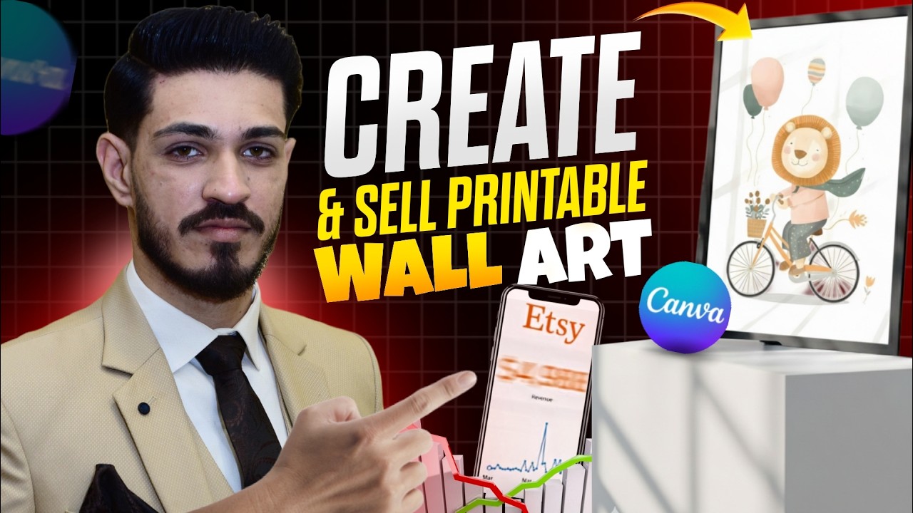 Create Printable Wall Art in Canva to Sell on Etsy 2026