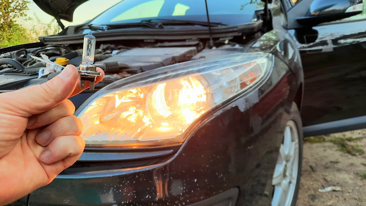 Tutorial schimb bec fază scurtă H7 renault megan 3