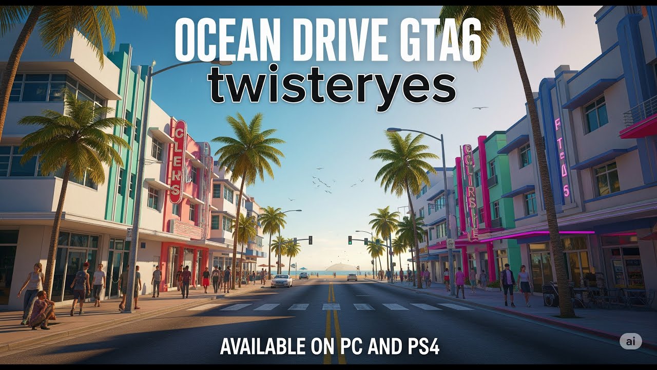 Ocean Drive GTA6 by twisteryes (Far Cry 5 Arcade)