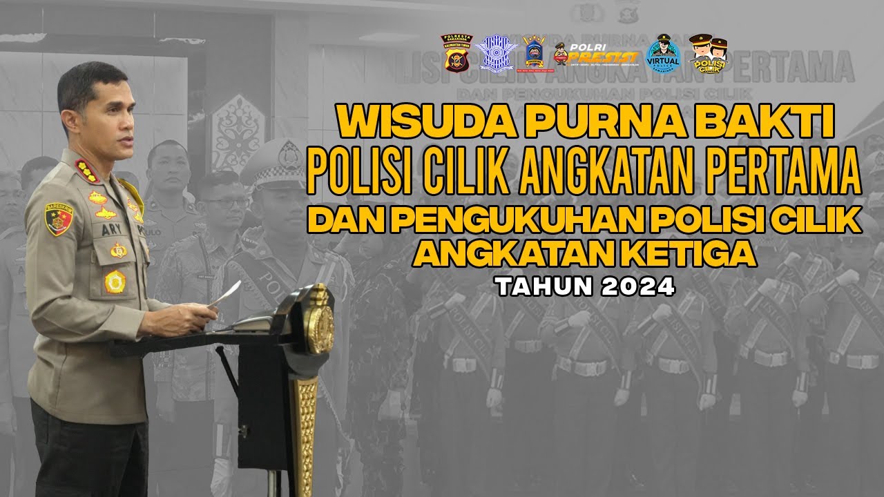 PURNA BAKTI POCIL ANGKATAN I & PENGUKUHAN POCIL ANGKATAN III POLRESTA SAMARINDA
